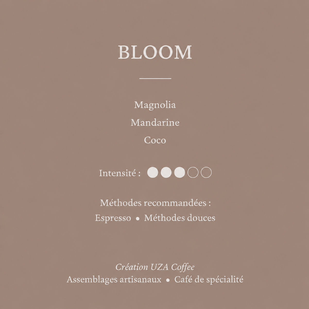 BLOOM - La délicatesse
