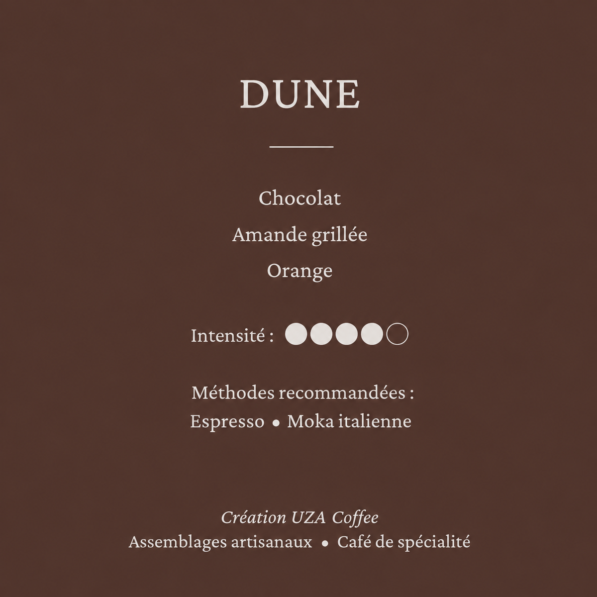 DUNE - La gourmandise